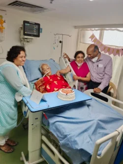 Successful TAVR senior doctor at the age of 90 years