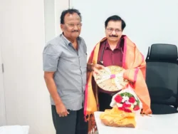 Felicitation by follow up patient and successful complex chip pci